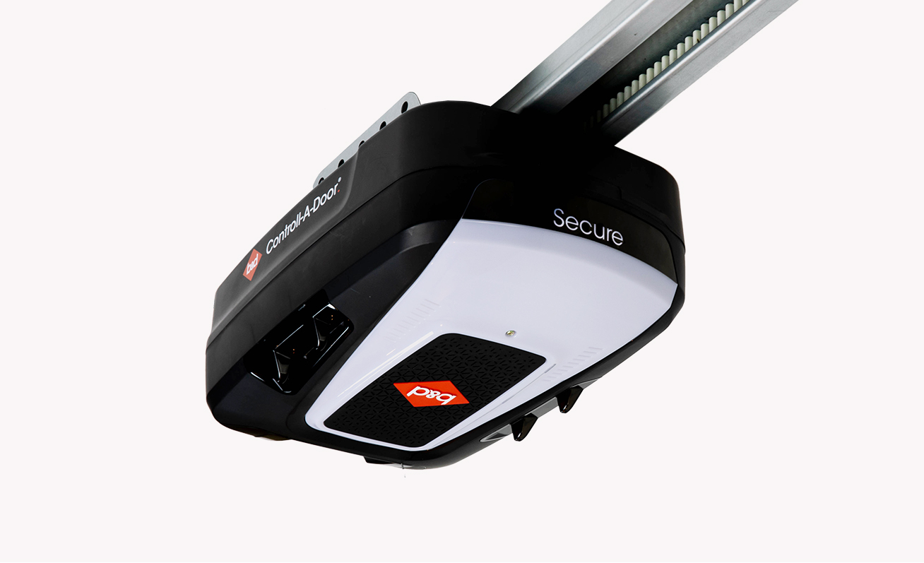B&D Controll-A-Door Secure sectional garage door opener with rail